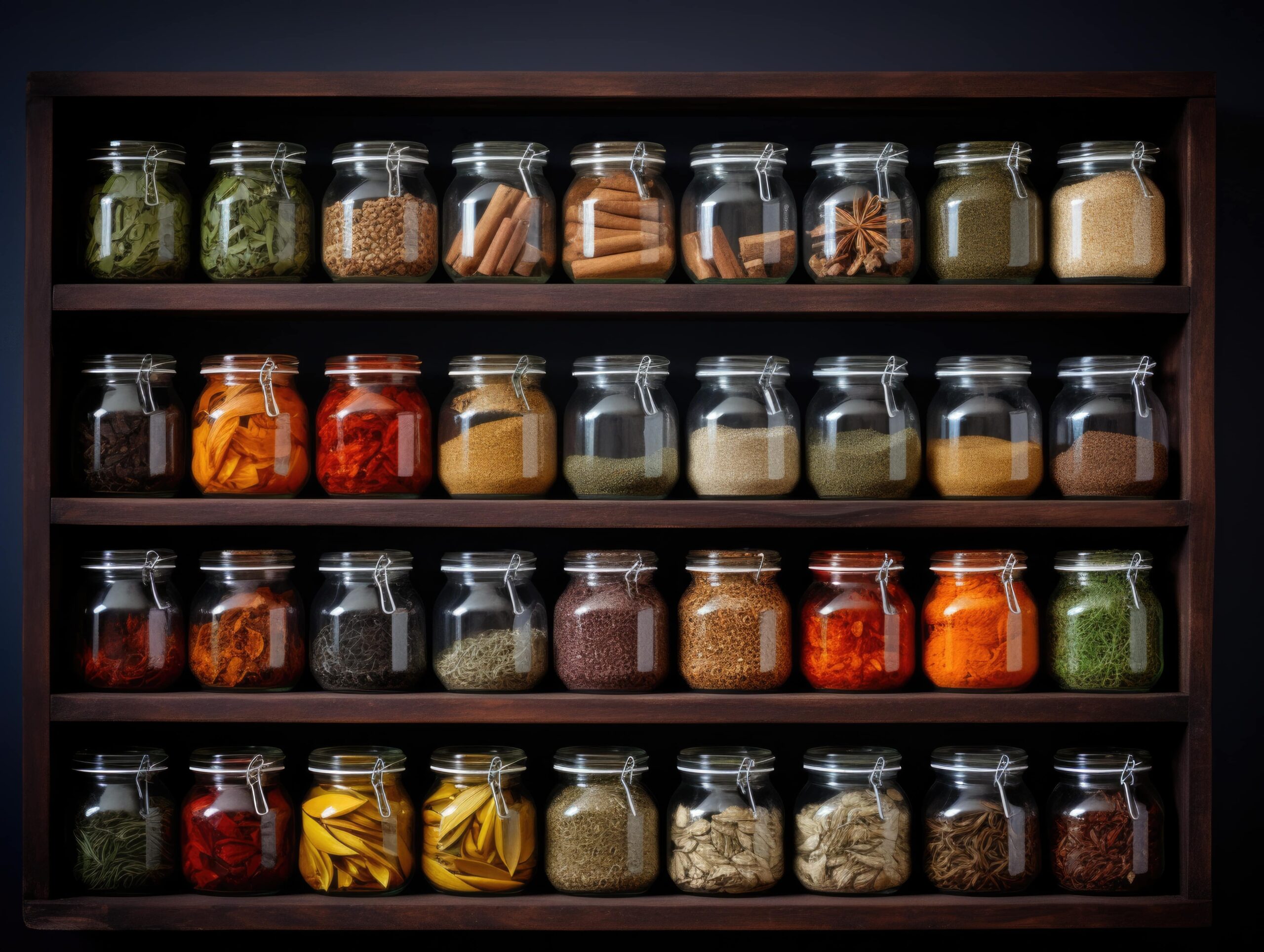 ground cayenne pepper on a shelf