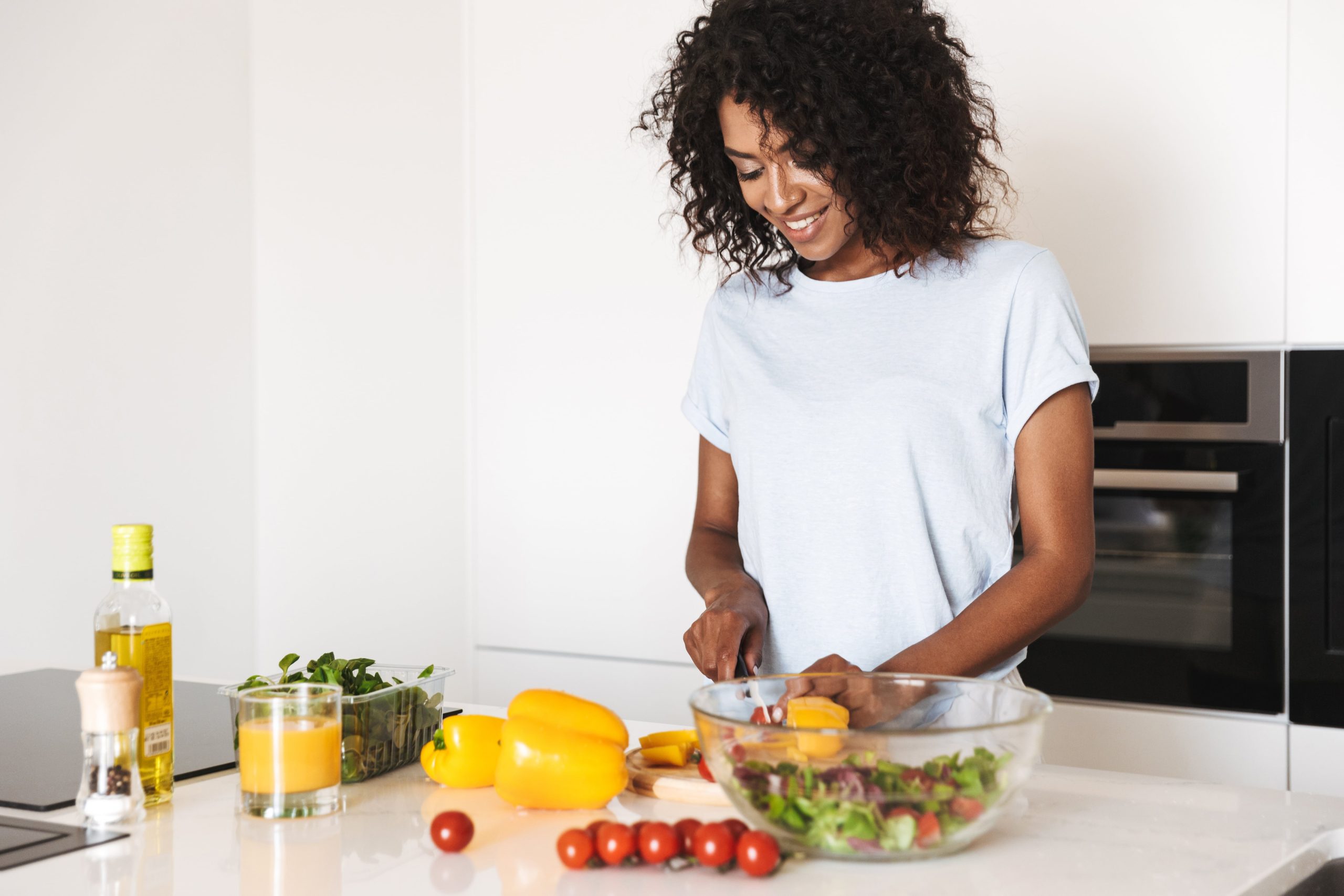 Eating at least one healthy meal per day is a great New Year's Resolution.